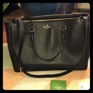 Kate Spade tote.  Leigh Ann Mulberry in black.